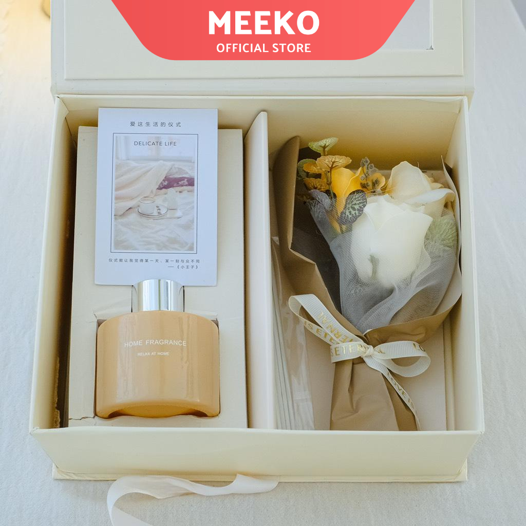 Set hộp quà tặng hương thơm Sency Flower thư giãn MEEKO quà tặng bạn gái