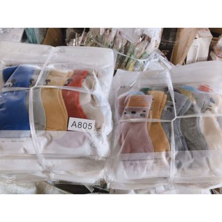 Sét 5 đôi tất lưới cao cổ cho bé