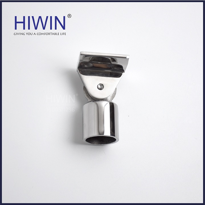 Bát tường di động đa hướng dùng cho phòng tắm kính inox 304 mặt gương phi 25 HIWIN SB-610A