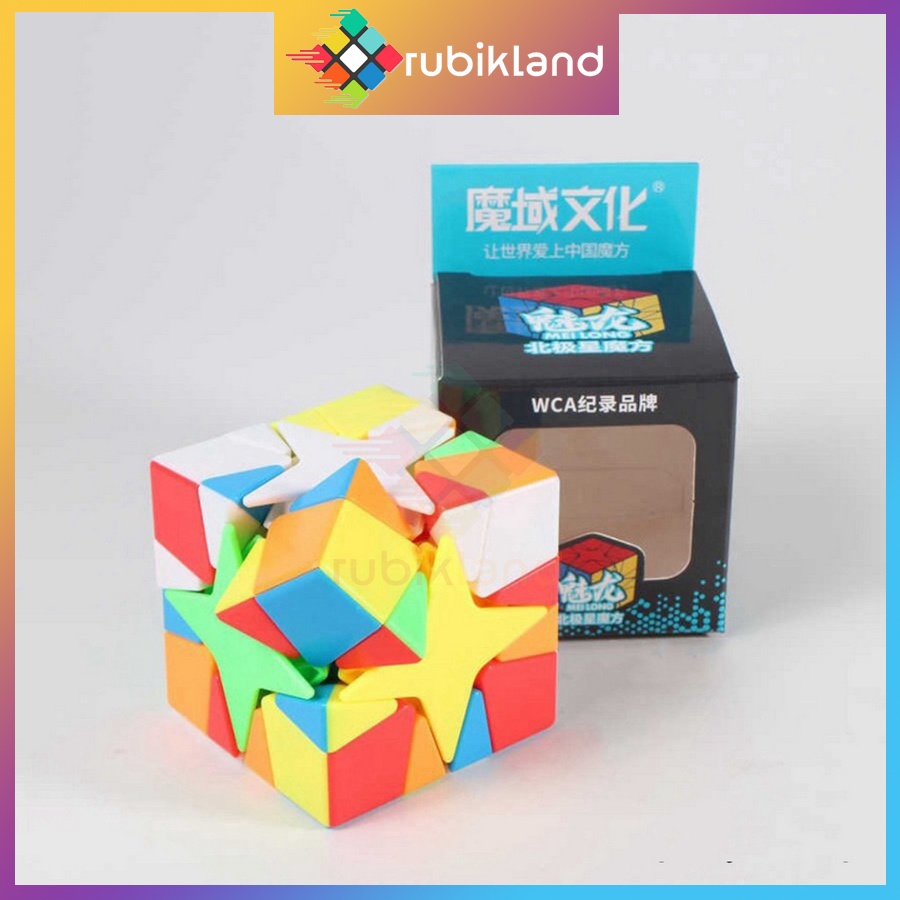 Rubik Biến Thể MFJS MeiLong Polaris Cube Stickerless Rubic Đồ Chơi Trí Tuệ Trẻ Em