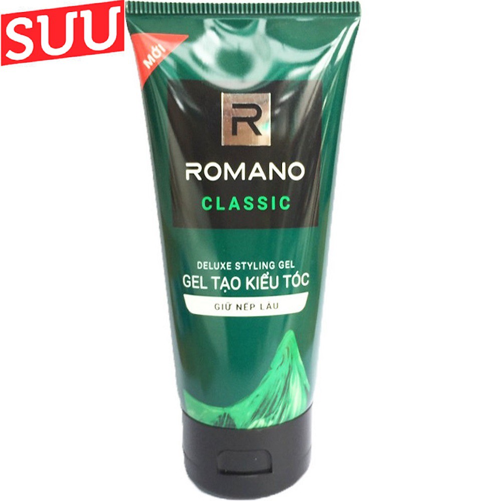 Gel vuốt tóc Romano Classic giữ nếp lâu mềm tóc 150g-Mẫu mới suu.shop cam kết 100% chính hãng