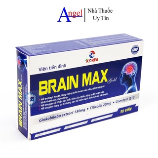 Viên uống bổ não BRAIN MAX hoạt huyết dưỡng não tăng cường tuần hoàn não cải thiện trí nhớ