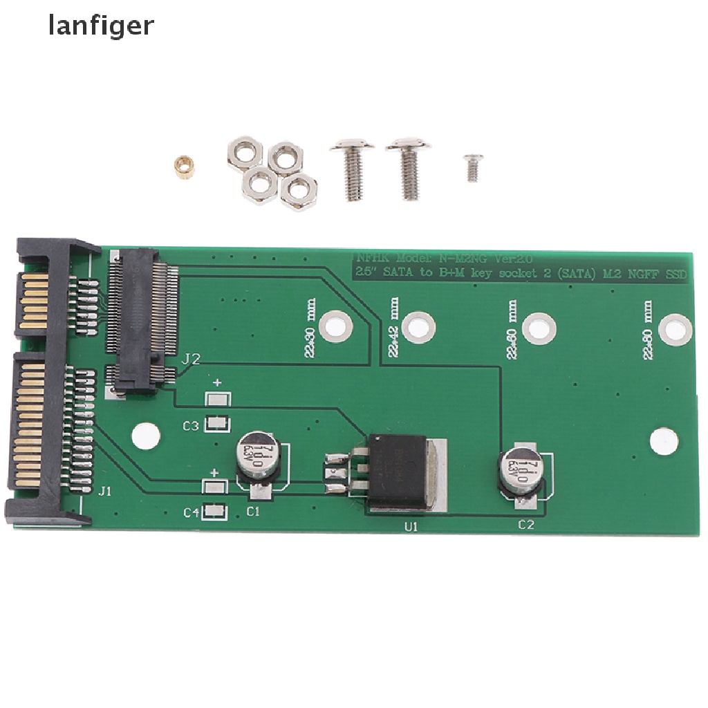 Mạch Chuyển Đổi Lanf ngff (M2) ssd Sang sata 2.5 inch m.2 ngff ssd Sang sata3 Thẻ