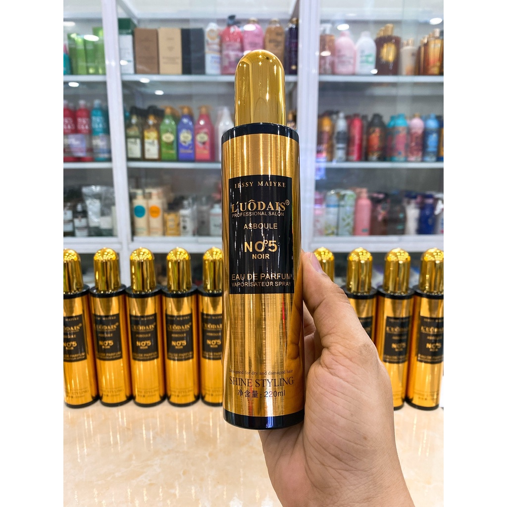 Xịt dưỡng tóc Hương Nước Hoa No5 220ml - Sản Phẩm Chính Hãng Giúp Suôn Mượt Và Bồng Bềnh