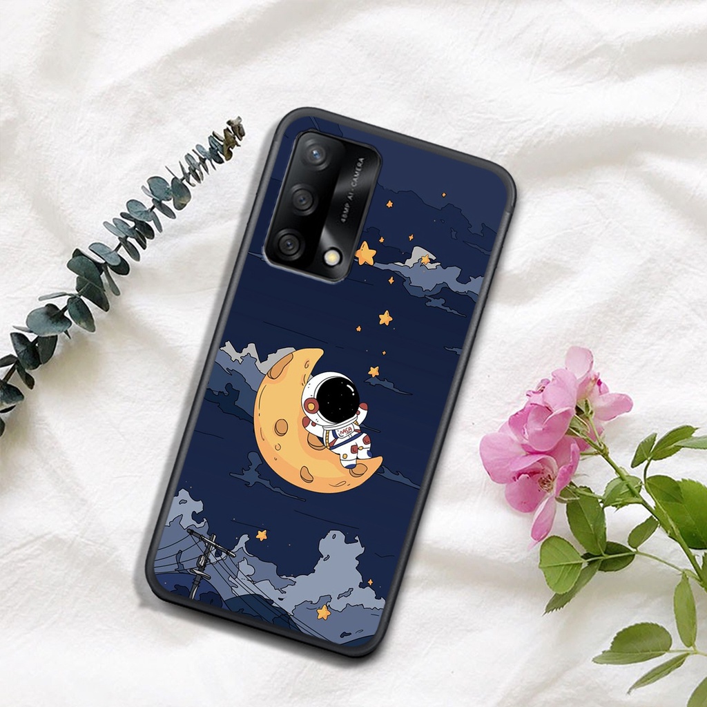 Ốp Lưng OPPO A54 4G - OPPO A54 5G - OPPO A55 4G - OPPO A55 5G  , In hình Astronuats Chibi cực đẹp.