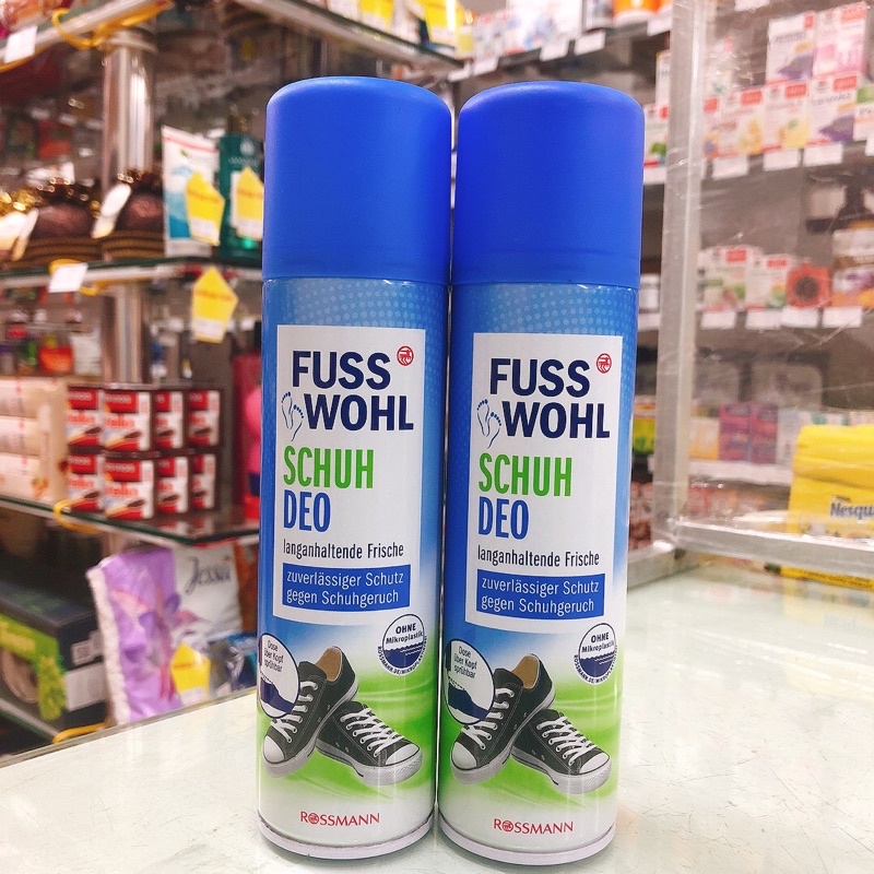 Xịt giày Fuss Wohl Rossmann 200ml