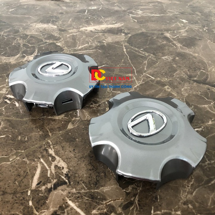 01 CHIẾC Logo chụp mâm, ốp lazang bánh xe ô tô Lexus LX570 Đời từ 2009-2014 -  MÀU XÁM