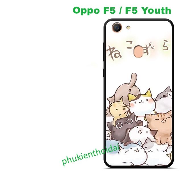 Oppo F5 / F5 Youth FREESHIP Từ 50k Ốp lưng Oppo F5 dẻo TPU in 3D hình dễ thương cao cấp