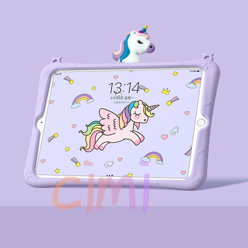 Bao Da Họa Tiết Hoạt Hình 3d Dễ Thương Cho Ipad Pro 12.9 inch pro 11inch m1 10.9inch Case 2020 Ipad Air4 Pro 12.9 2020 2018