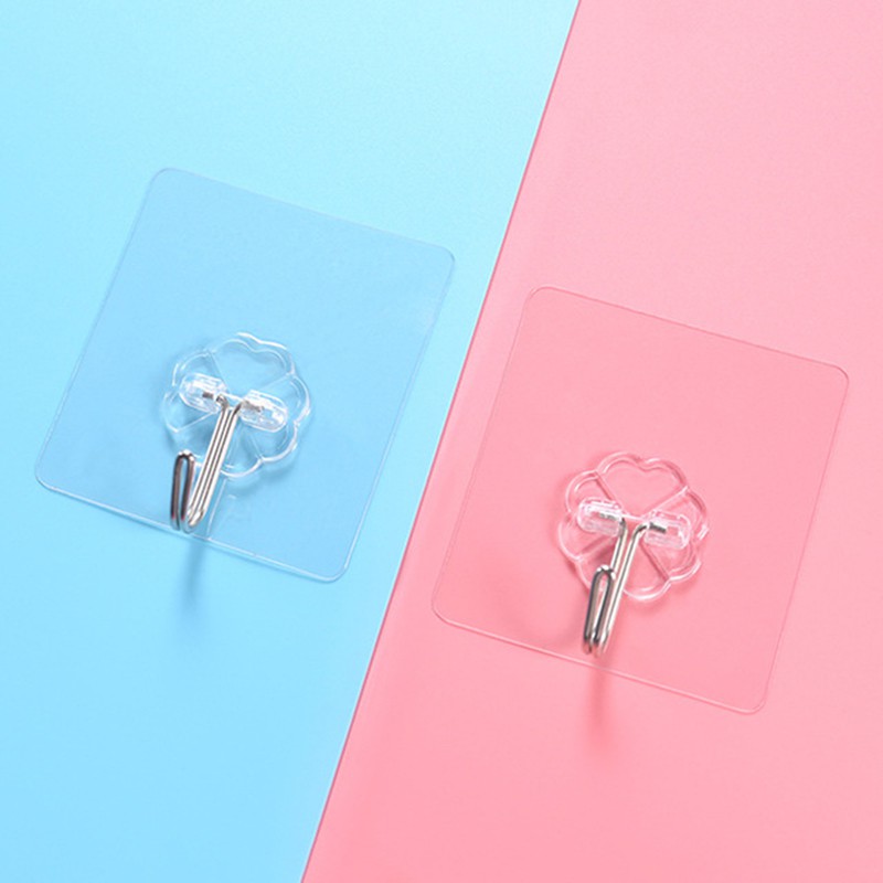 Móc Dán Tường Siêu Dính Chịu Lực 10 Kg Trong Suốt Jussy official