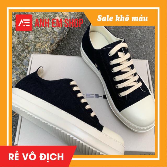 [Mã FAXANH1505 giảm 10k đơn từ 50k] ⚡️ RICK Owen ⚡️Giày Thể Thao Sneaker Nam Nữ - FULL BOX+ Full Bill🔥🔥🔥