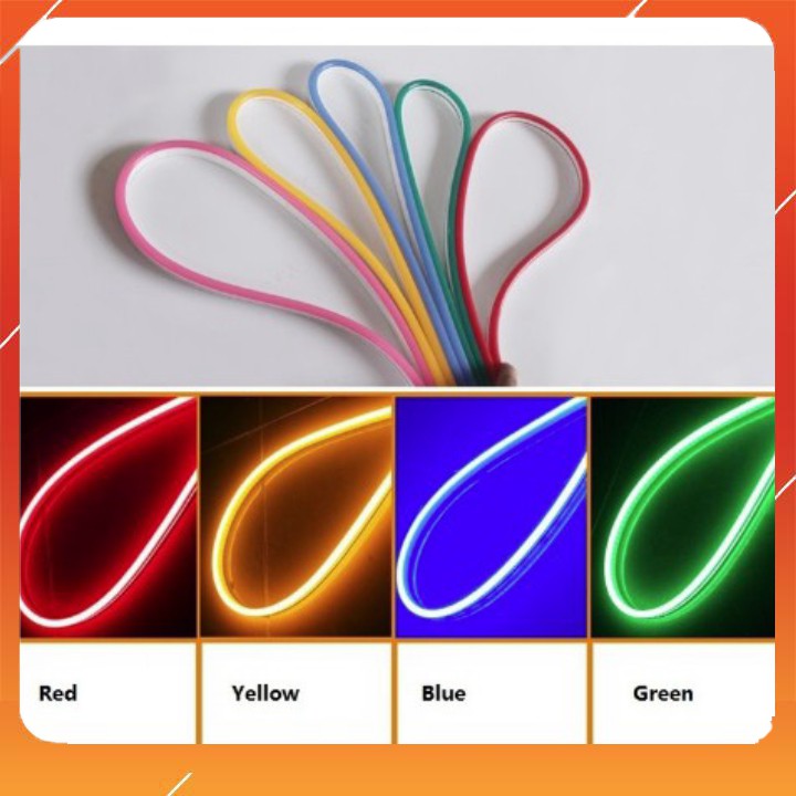 5 MÉT LED NEON 12V DÙNG UỐN HÌNH UỐN CHỮ CHƯA BAO GỒM NGUỒN VÀ PHỤ KIỆN