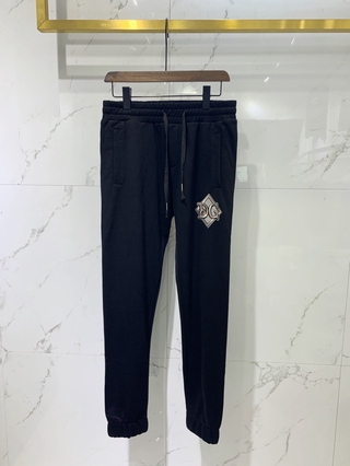 D0LCE & GABBA Fall 2020 new men's pants with logo embroidered shoes, cotton casual pants, elastic waistband