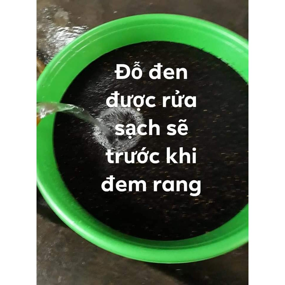 [1 kg] Bột đậu đen xanh lòng nguyên chất (hạt đậu đen rửa sạch, rang bếp củi)