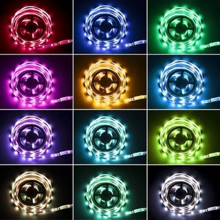 Đèn led dây đổi màu, đèn led tiktok điều khiển từ xa, đèn led trang trí cuộn nhiều màu 5M