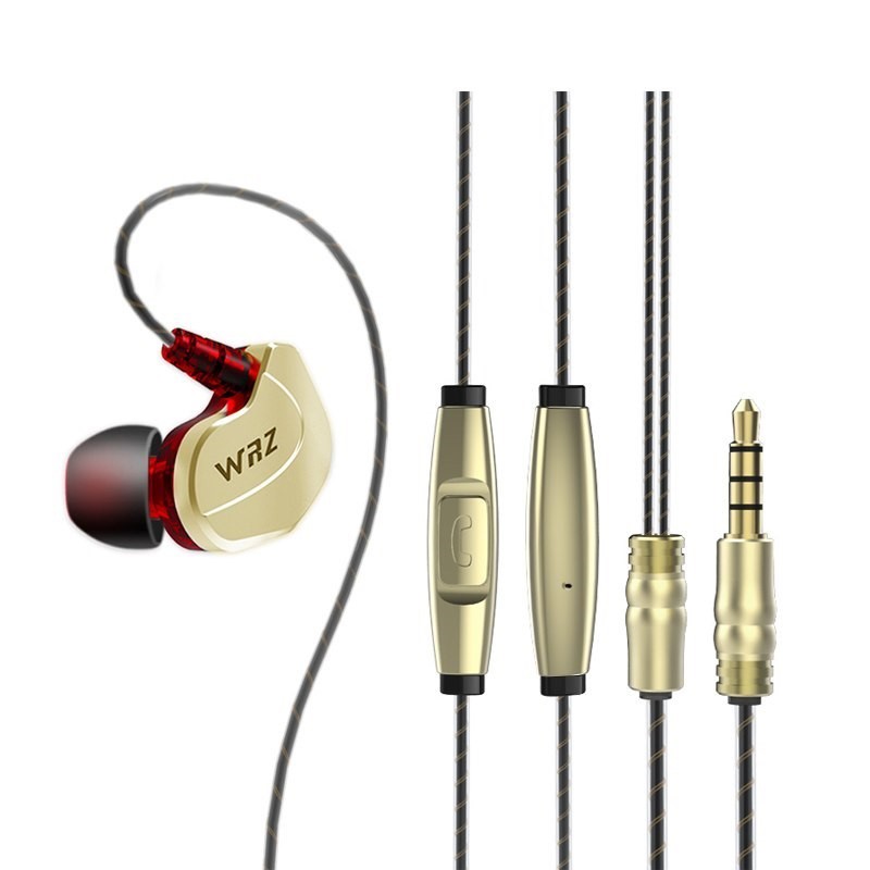 Tai nghe móc tai In-Ear HIFI Zircon Thể Thao siêu Bass chống ồn Zircon X6 phiên bản cao cấp có micro đàm thoại -dc2599