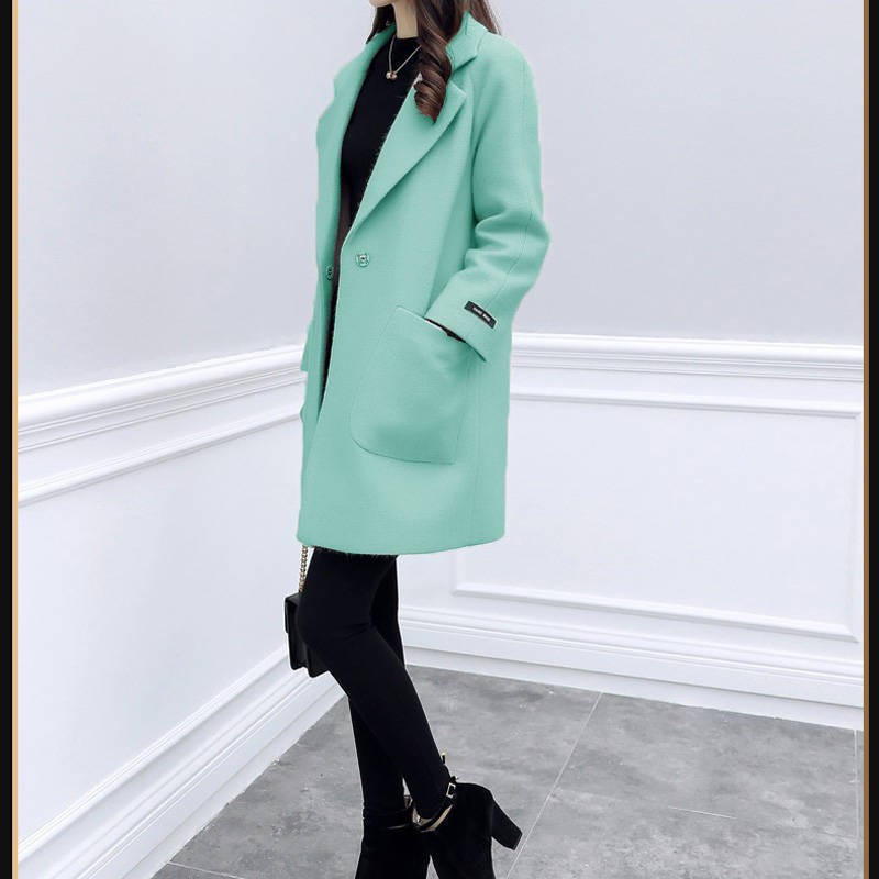 (VL057) ÁO KHOÁC DẠ MỊN DÁNG SUÔNG SANG TRỌNG LỊCH SỰ | BigBuy360 - bigbuy360.vn