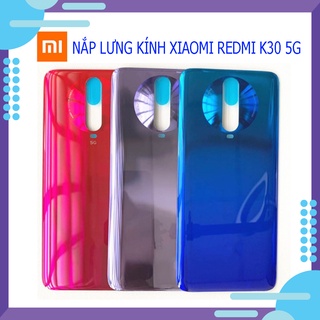 [FREESHIP] Nắp lưng Xiaomi Redmi  K30 5G  - Chất liệu kính, Có quà tặng kèm