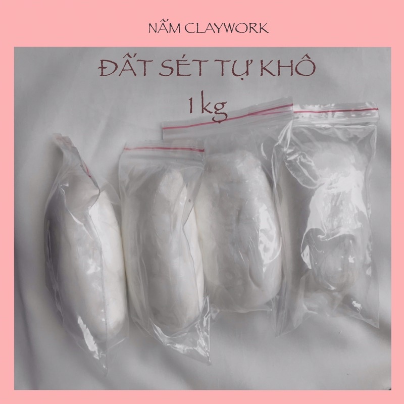 Đất nặn / Đất sét tự khô 1kg / Đất sét nhật, thái / Air dry clay