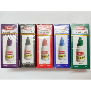 Mực đóng dấu chính hãng Shiny S61(đen) - S62 (đỏ) - S63(xanh) - S64 (Tím) - S65 (Xanh lá)