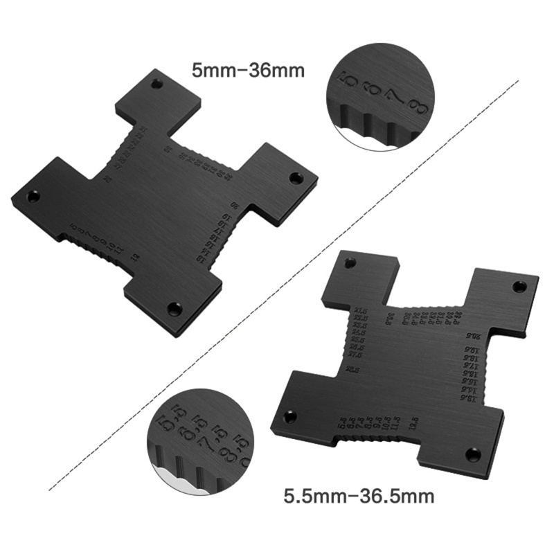 Thước Đo Chiều Cao Bằng Hợp Kim Nhôm 5-36mm &amp; 5.5-36.5mm