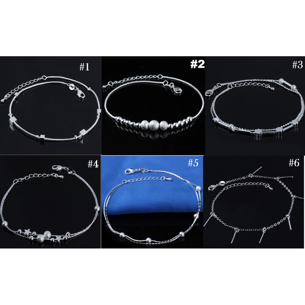 [13 Mẫu]Lắc chân bạc 925 xinh xắn sale giá rẻ | BigBuy360 - bigbuy360.vn