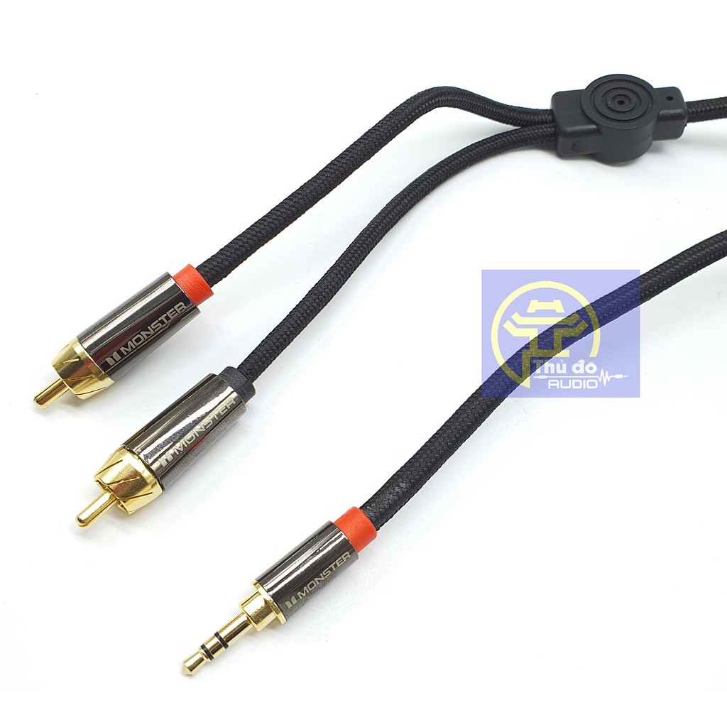 Cáp Audio 3.5 ra 2 AV/RCA Monster 1000A