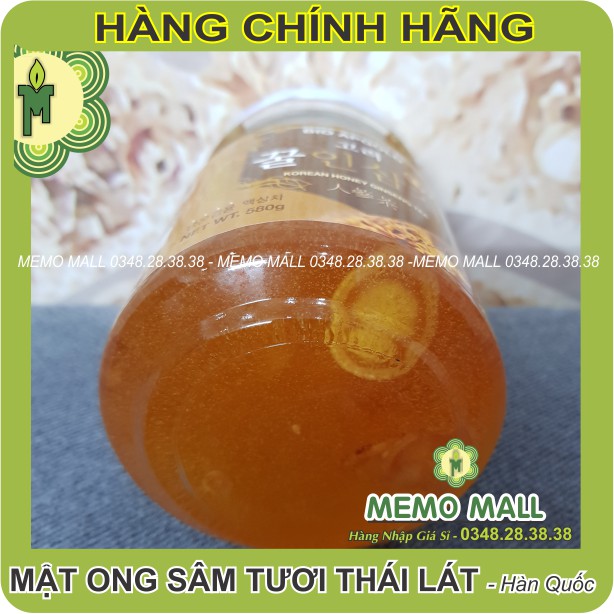 (Có Grab_TPHCM) MẬT ONG SÂM TƯƠI THÁI LÁT HÀN QUỐC BIO