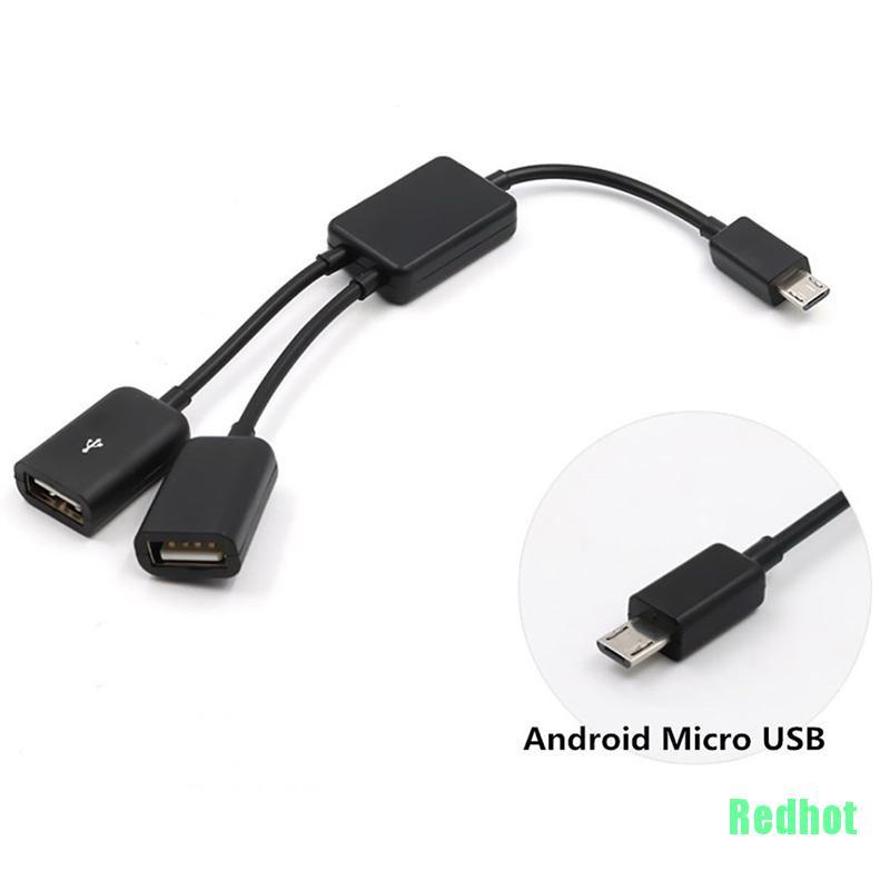 Cáp chuyển đổi Hub Micro Usb Otg cho máy tính bảng/ điện thoại thông minh