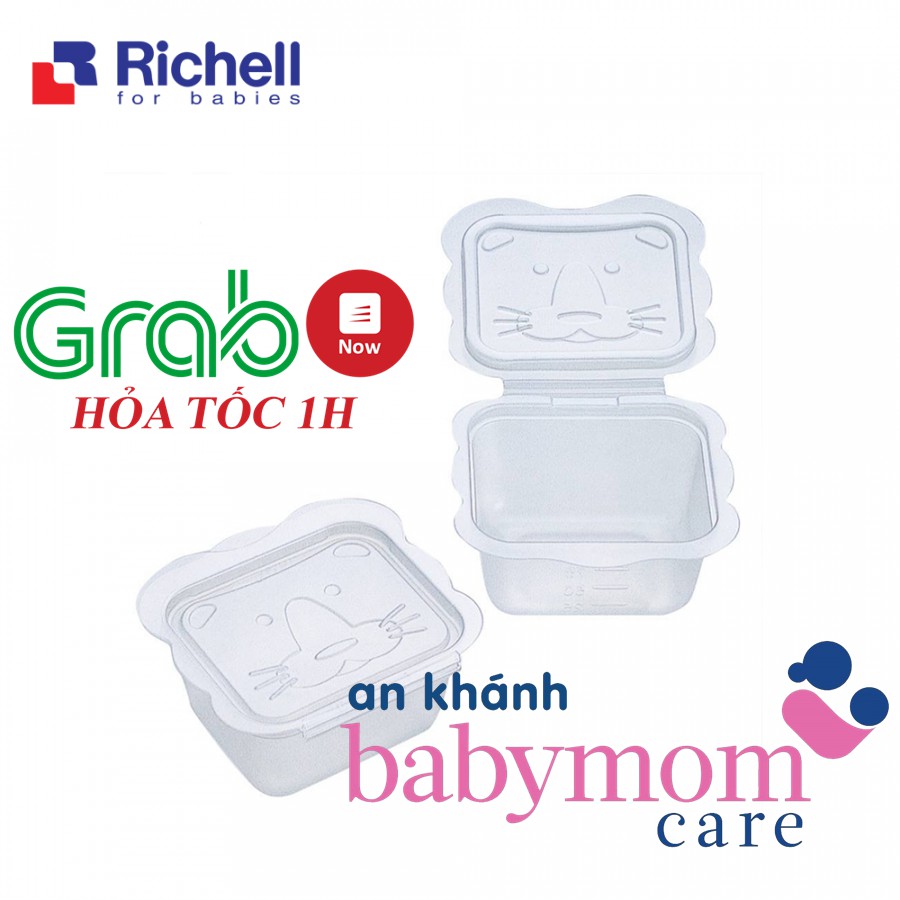 BỘ HỘP TRỮ THỨC ĂN DẶM RICHELL (150ML-6C)