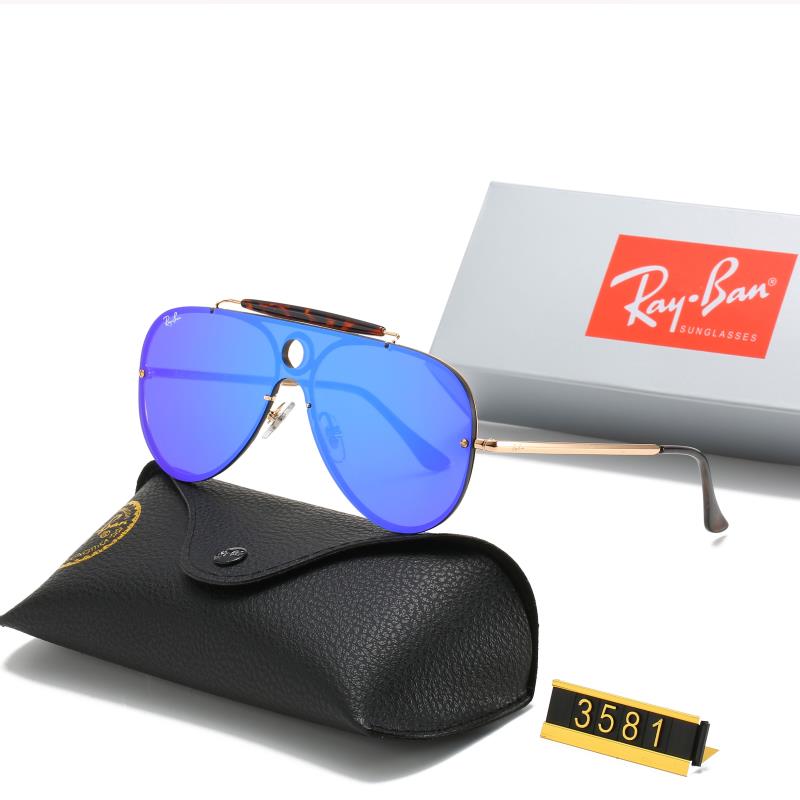 Wayfarer Ray-Ban_ chính hãng Kính râm 2021 Thời trang Hàn Quốc mới Kính râm nam nữ một mảnh Cặp đôi hợp thời trang Du lịch ngoài trời Kính râm lái xes