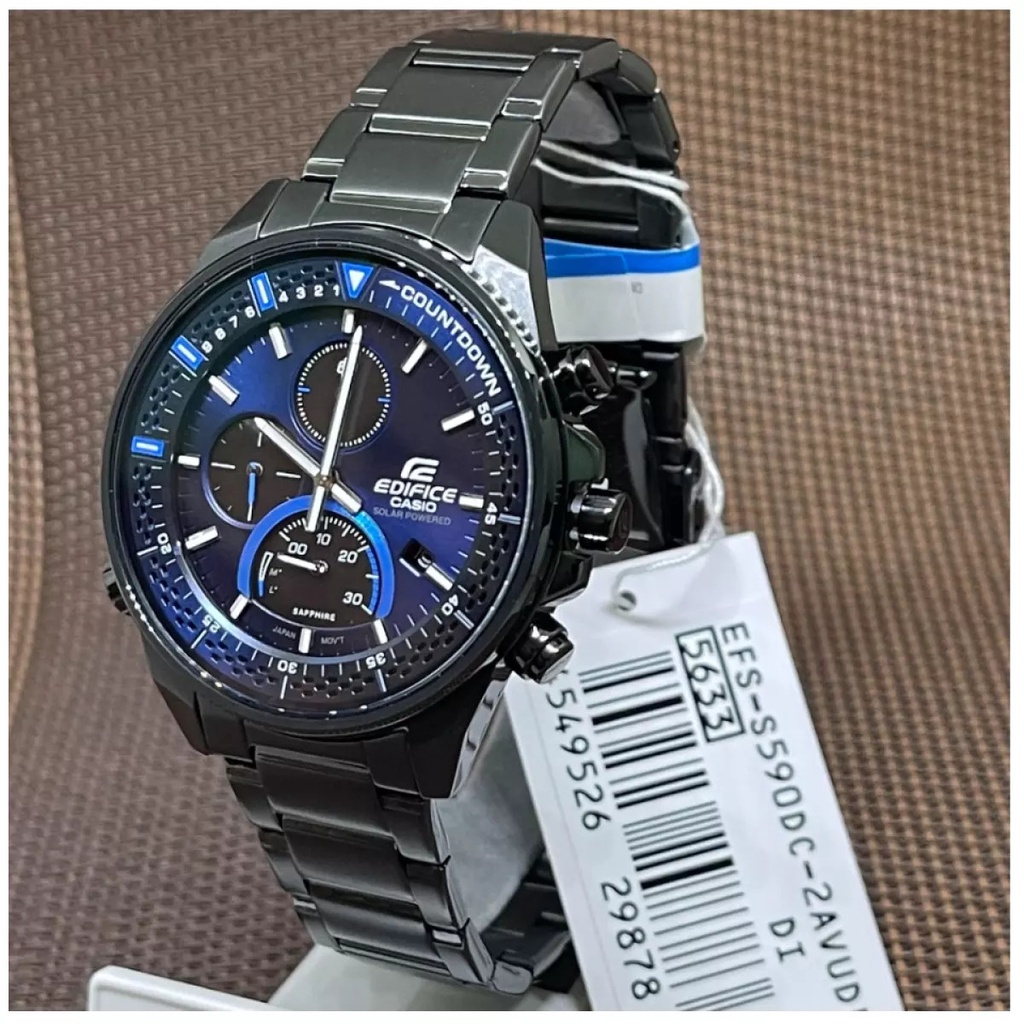 Đồng Hồ Casio Nam Dây Thép Không Ghỉ EDIFICE EFS-S590DC-2AVUDF Chính Hãng