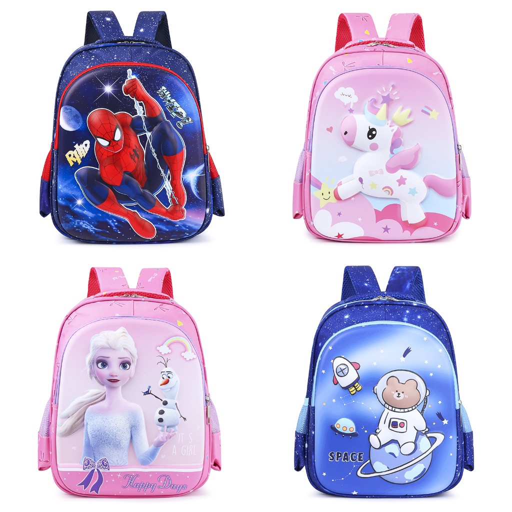 (BLTE14) Balo trẻ em hình 3D cho bé trai bé gái 3-5 tuổi