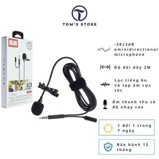 Micro thu âm, Mic livestream, Mic hát karaoke, Micro có dây Earldom E38, jack tai nghe 3.5mm, chiều dài dây 2M