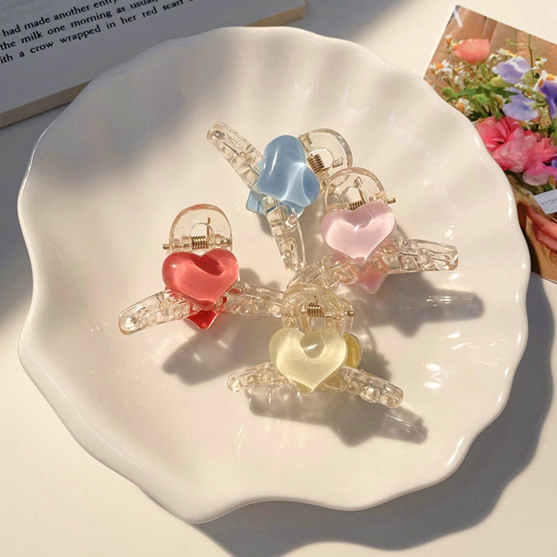 Dây Cột Tóc Màu Trơn Đính Hoa Nhỏ Hình Cá Mập Dễ Thương Cho Bé Gái