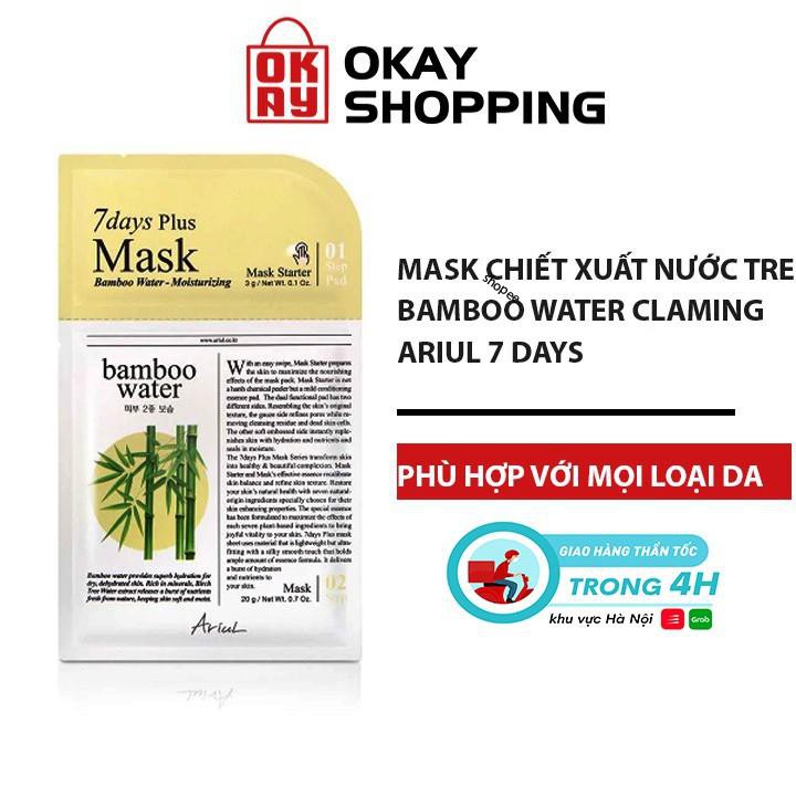 Mặt nạ 2 bước Ariul 7 Days Plus Mask Bamboo Water 20g