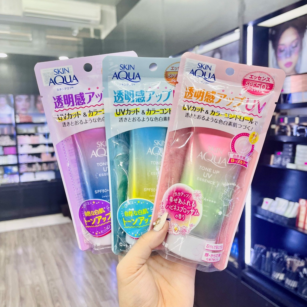 Kem Chống Nắng Hiệu Chỉnh Màu Da SKIN AQUA Tone Up UV Essence SPF50+ PA+++ - 80g