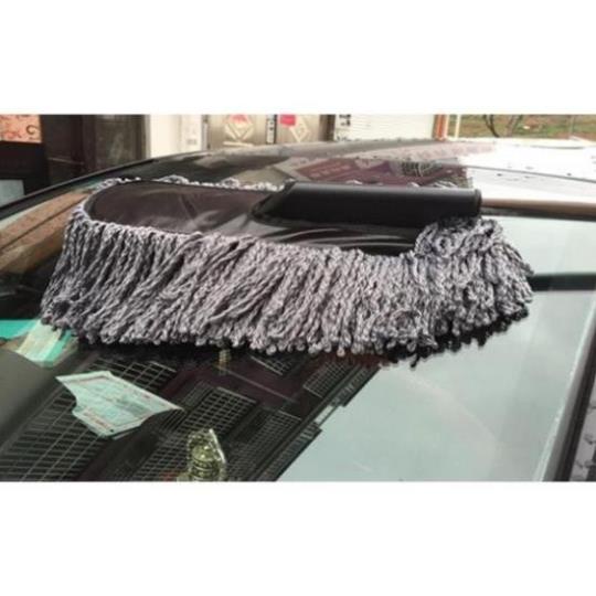 . Chổi nano⚡️LAU SIÊU SACH⚡️ lau rửa xe ô tô chuyên dụng - cán kéo dài,sợi lông siêu min,lau siêu sạch