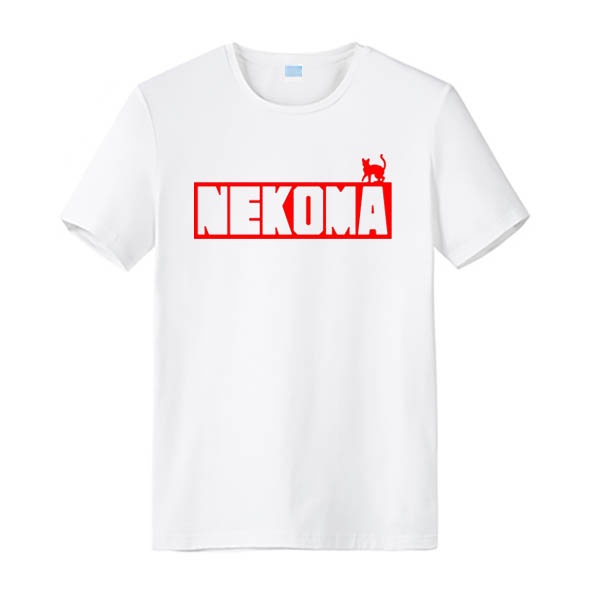 Áo Thun Ngắn Tay In Hình Anime Haikyuu Nekoma Cá Tính