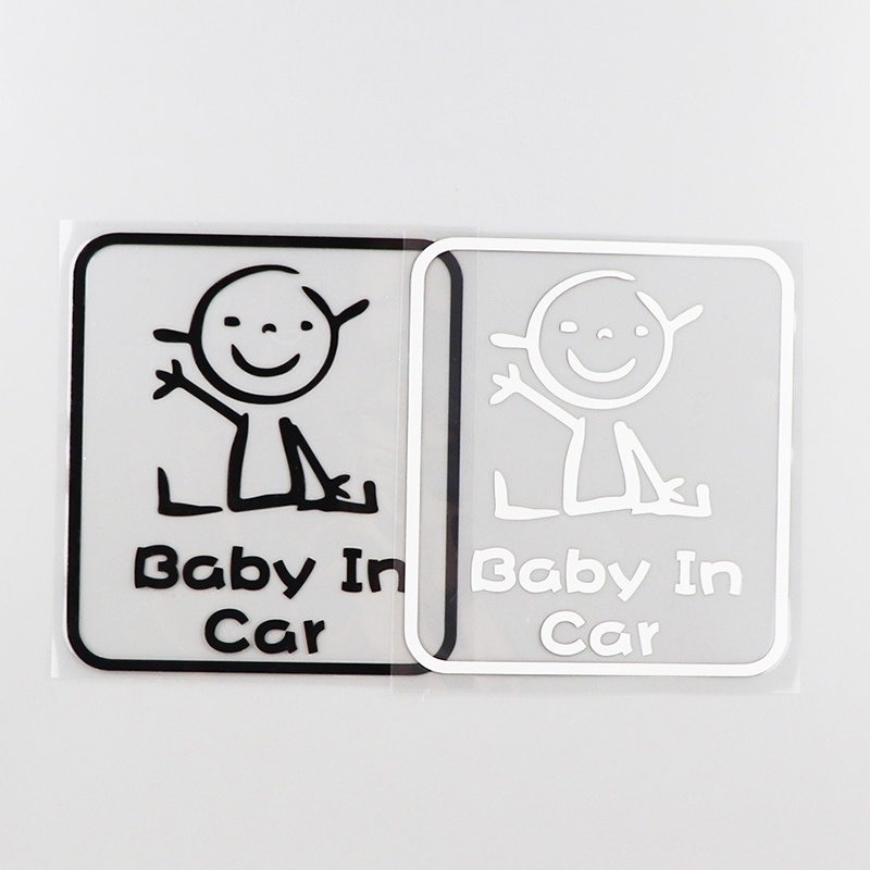A509.Miếng Dán Phản Quang Cảnh Báo Baby In Car Chống Nước Chống Nắng Cho Thân Xe Hơi