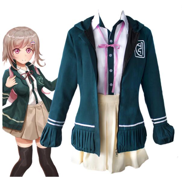 NEW Bộ Trang Phục Hóa Trang Nhân Vật Danganronpa Danggan-Ronpa Nanami ChiaKi  yhyt