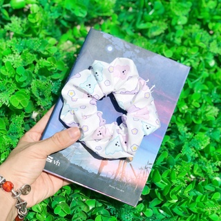 Dây buộc tóc, cột tóc scrunchies hoa quả dễ thương
