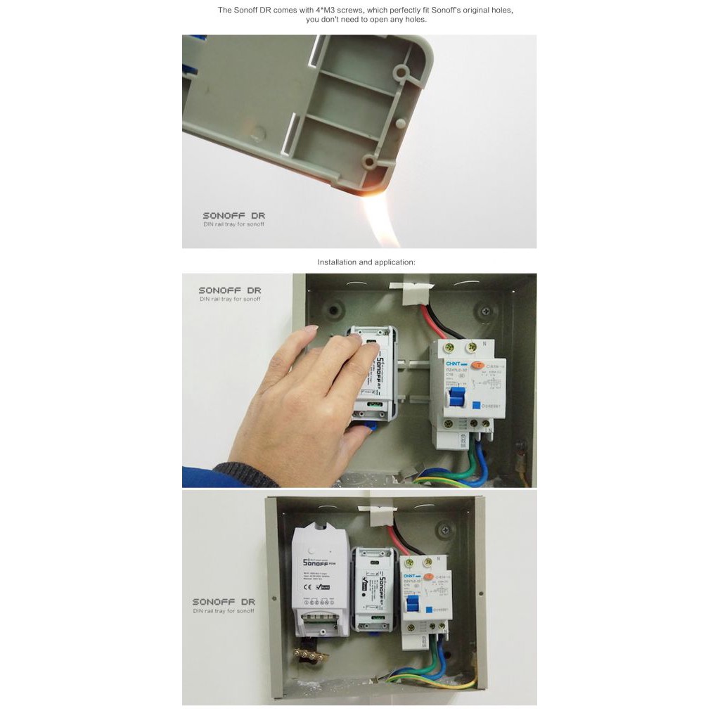 Bộ công tắc điều khiển Sonoff Dr - Sonoff | BigBuy360 - bigbuy360.vn