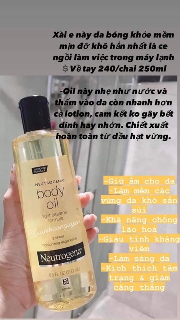 Dưỡng thể NEUTROGENA BODY OIL | BigBuy360 - bigbuy360.vn