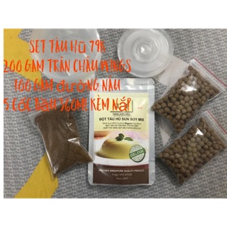 Set làm tàu hũ trân châu