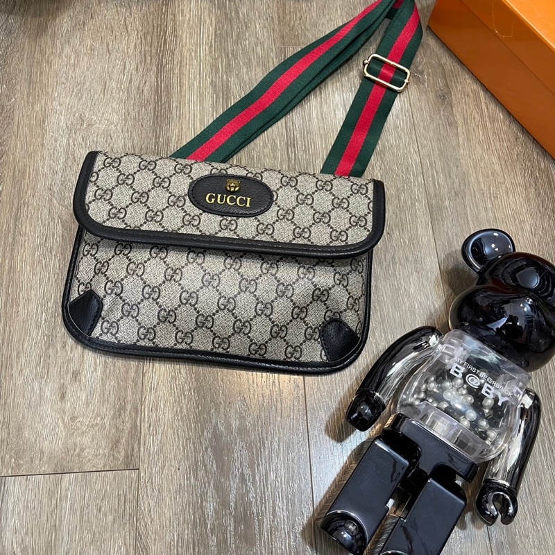 [Ảnh thật+ Video] Túi đeo chéo Gc hai màu đen xám chất da lộn cao cấp