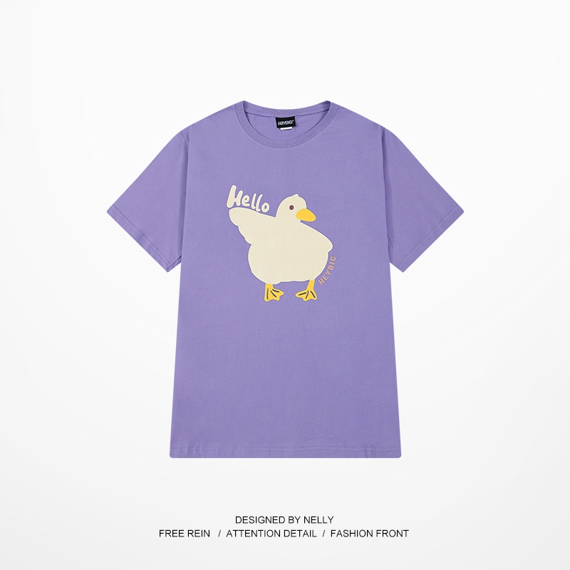 Áo thun Nelly ngắn tay in hình "VỊT" áo phông