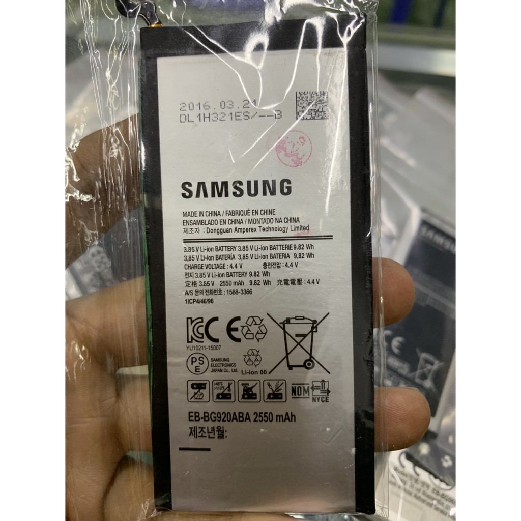 Pin S6, G920, Mã Pin EB-BG920ABA