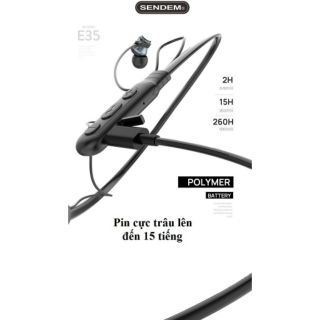 [CHÍNH HÃNG] Tai nghe Bluetooth thể thao đeo cổ sendem SD design e35 Bluetooth 5.0