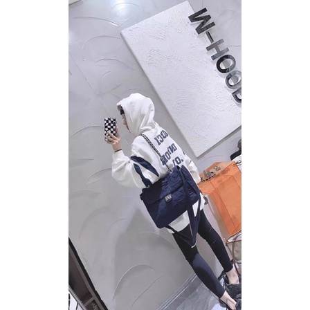 ÁO HOODIES CÓ MŨ TAY DÀI IN CHỮ 2 MẶT DÀNH CHO NAM VÀ NỮ MÙA THU ĐÔNG